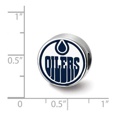 Edmonton Oilers Sterling Silver Enamel Bead – view 4