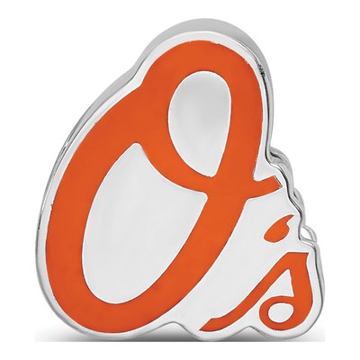 Baltimore Orioles Sterling Silver Enameled Bead – view 5