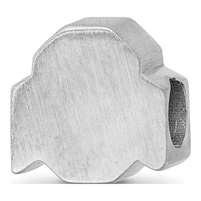 Ohio State University Sterling Silver Enameled Extruded Bead – view 6