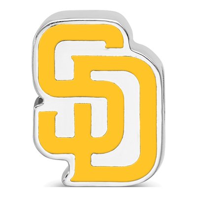 San Diego Padres Sterling Silver Enamel Bead – view 5