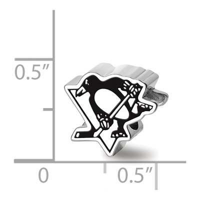 Pittsburgh Penguins Sterling Silver Enameled Bead – view 4