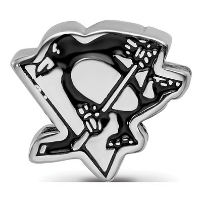 Pittsburgh Penguins Sterling Silver Enameled Bead – view 5