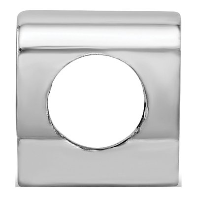 Purdue University Sterling Silver Letter P Bead – view 3