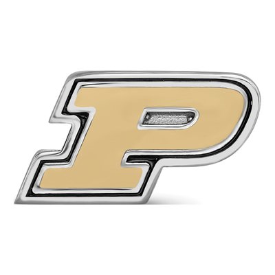 Purdue University Sterling Silver Letter P Bead – view 5
