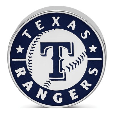 Texas Rangers Sterling Silver Enameled Bead – view 5