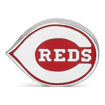 Cincinnati Reds Sterling Silver Enameled Bead – view 5
