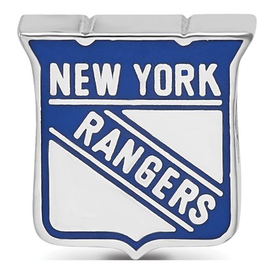 New York Rangers Sterling Silver NY Enameled Bead – view 5