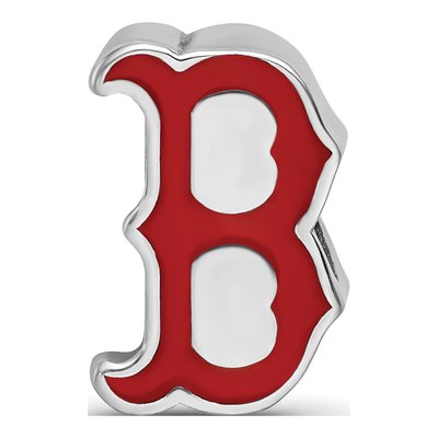 Boston Red Sox Sterling Silver Enamel Bead – view 5