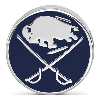 Buffalo Sabres Sterling Silver Enameled Bead – view 5