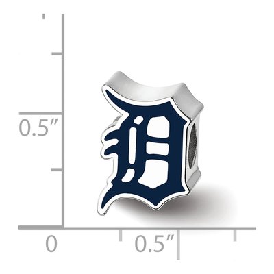 Detroit Tigers Sterling Silver Enamel Bead – view 4