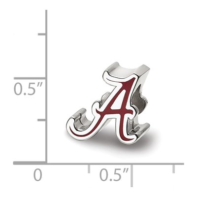 University of Alabama Sterling Silver Letter A Bead – view 4