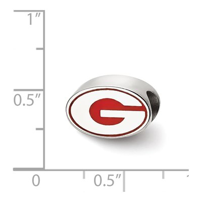 University of Georgia Sterling Silver Letter G Bead – view 4