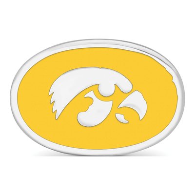 University of Iowa Sterling Silver Hawk Bead – view 5