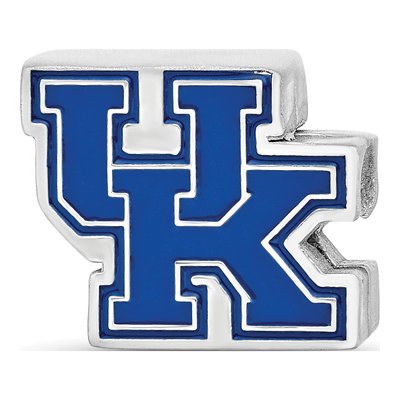 University of Kentucky Sterling Silver U-K Bead