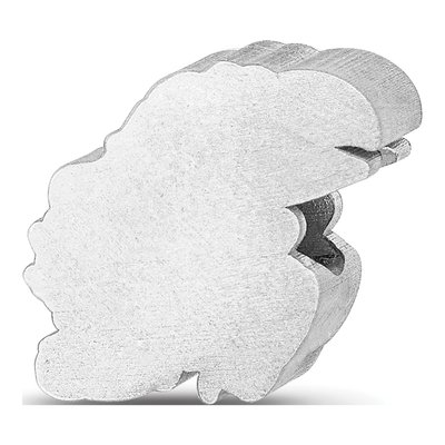 University of Kansas Sterling Silver Jayhawk Bead – view 6