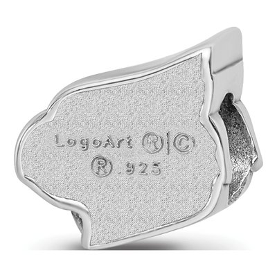 University of Louisville Sterling Silver Cardinal Bead – view 6