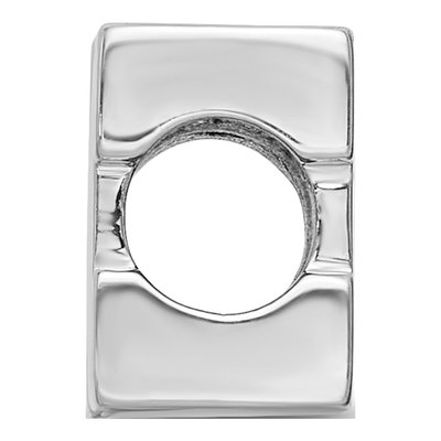 University of Michigan Sterling Silver Letter M Bead – view 2
