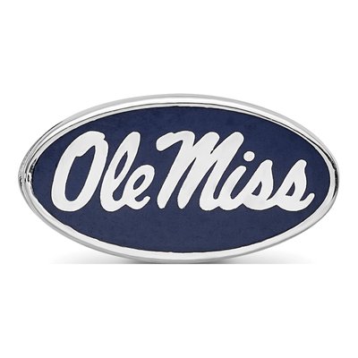 University of Mississippi Sterling Silver Ole Miss Enameled Bead – view 5