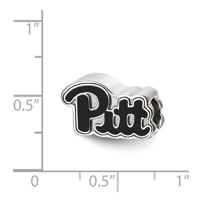 University of Pittsburgh Sterling Silver Pitt Panthers Bead – view 4