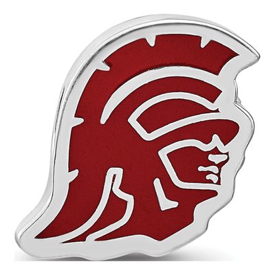 South Carolina State University Sterling Silver USC Trojan Head Bead – view 4