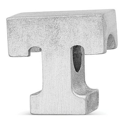 University of Tennessee Sterling Silver Letter T Bead – view 6