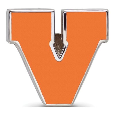 University of Virginia Sterling Silver Block Bead – view 4
