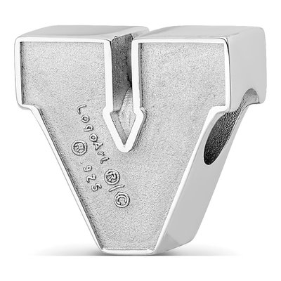 University of Virginia Sterling Silver Block Bead – view 5