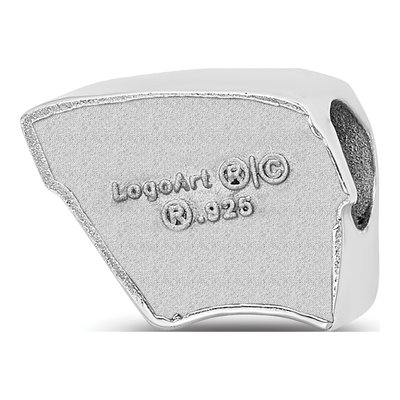 University of Wisconsin Sterling Silver Letter W Bead – view 6