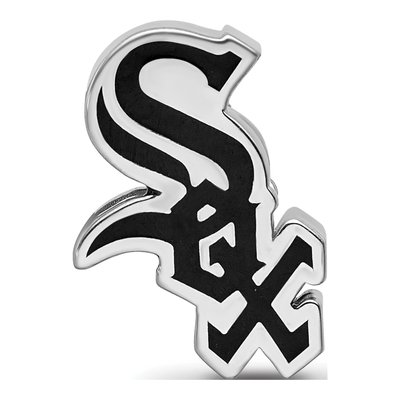 Chicago White Sox Sterling Silver Enameled Bead – view 5