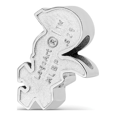 Chicago White Sox Sterling Silver Enameled Bead – view 6
