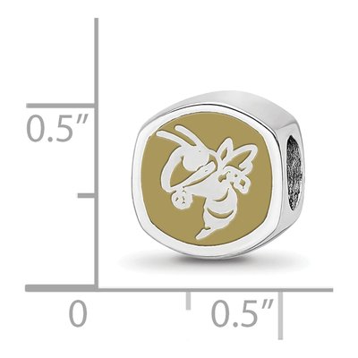 Georgia Institute of Technology Sterling Silver Tech Bead – view 5