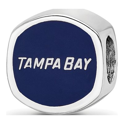 Tampa Bay Lightning Sterling Silver Enamel Bead – view 6