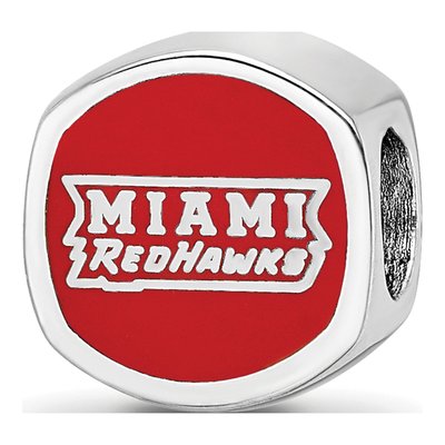 Miami University Sterling Silver Ohio Bead – view 6