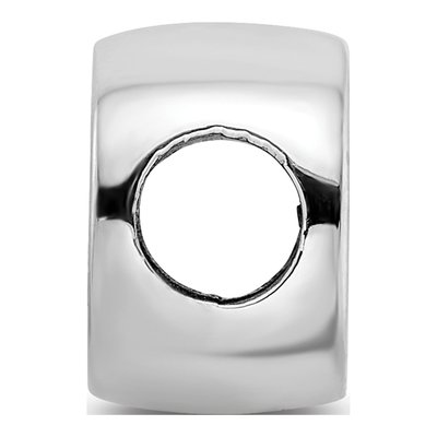 Purdue University Sterling Silver Double Enameled Bead – view 3