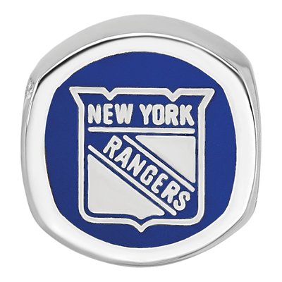 New York Rangers Sterling Silver NY Enamel Bead – view 5