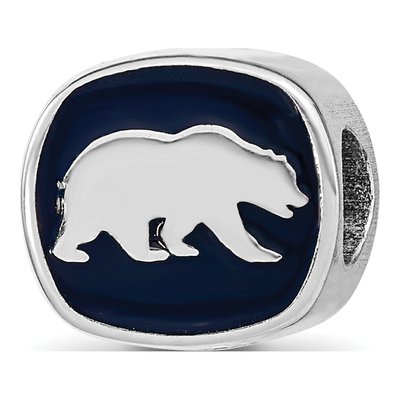 University of California Berkeley Sterling Silver UC Cal Bear Bead – view 6