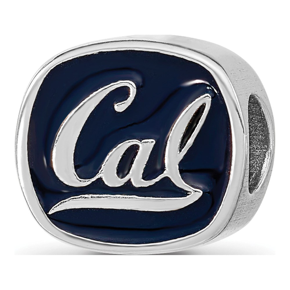 University of California Berkeley Sterling Silver UC Cal Bear Bead