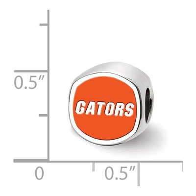 University of Florida Sterling Silver Gators Enameled Bead – view 5