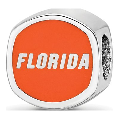 University of Florida Sterling Silver Gators Enameled Bead – view 6