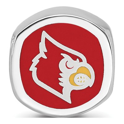 University of Louisville Sterling Silver Cardinals Bead – view 4