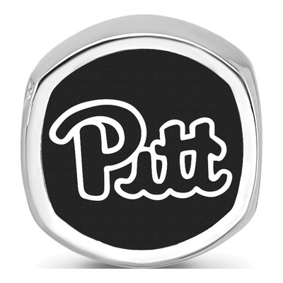 University of Pittsburgh Sterling Silver Panthers Enameled Bead – view 4