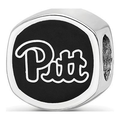 University of Pittsburgh Sterling Silver Panthers Enameled Bead – view 6