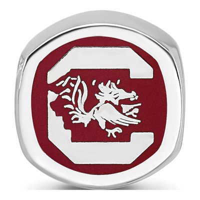 University of South Carolina Sterling Silver Enameled Bead – view 5
