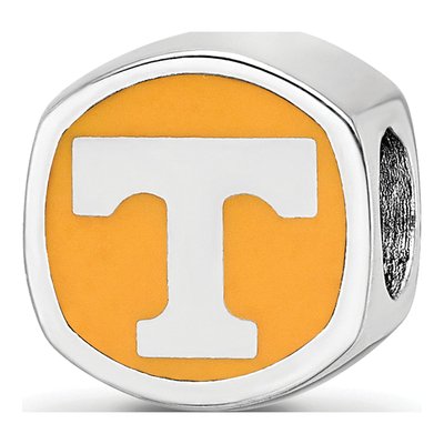 University of Tennessee Sterling Silver Volunteers Bead