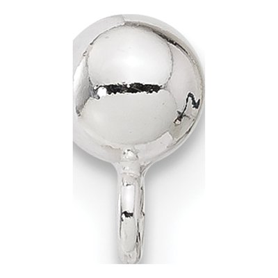 Sterling Silver 4mm Ball Post Earring Finding – view 2