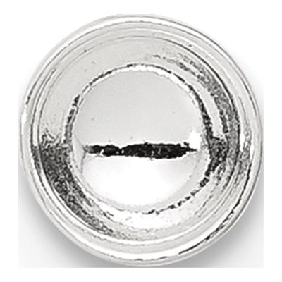 Sterling Silver 4mm Cup Post Earring & Back – view 2