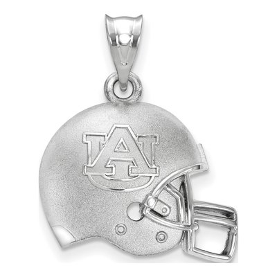 Auburn University Sterling Silver Medium Football Helmet Pendant