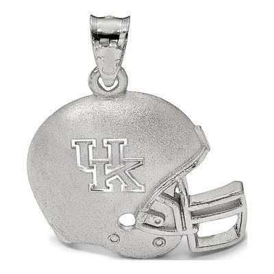 University of Kentucky Sterling Silver Medium Wildcats Football Helmet Pendant – view 3