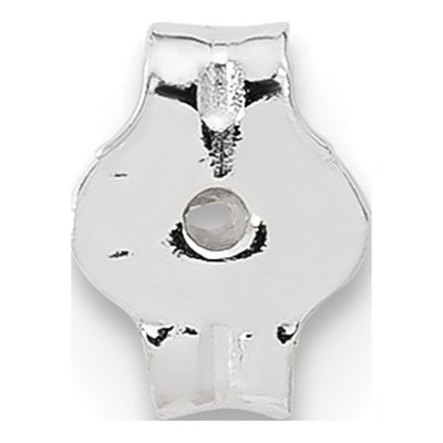 Sterling Silver Small Friction Earring Nut, 12pk