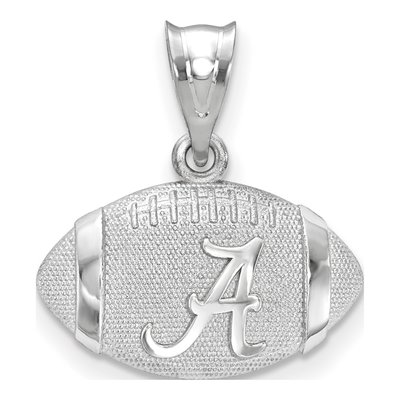 University of Alabama Sterling Silver Medium Football Letter A Pendant